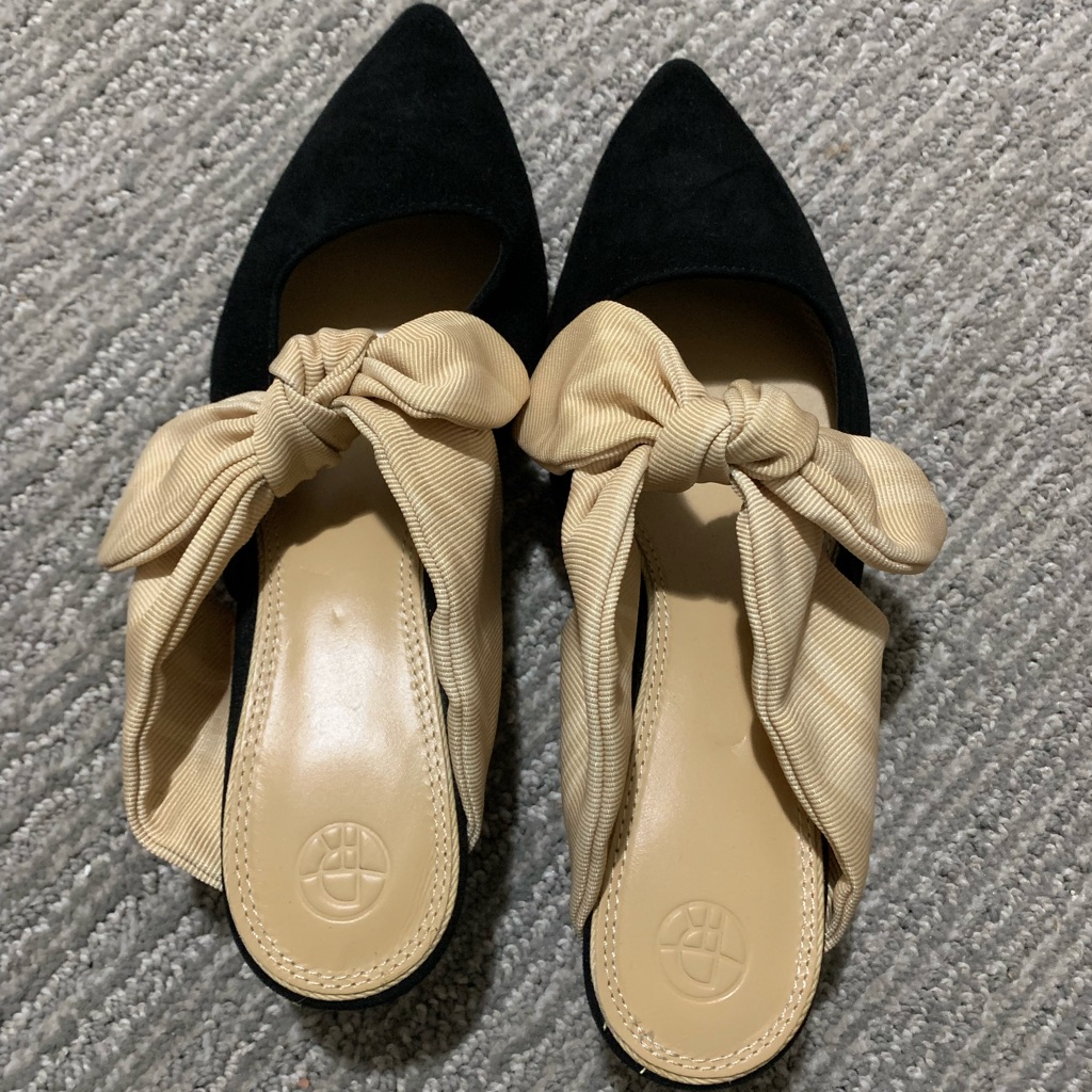 The Row Coco-Bow Mule Heels